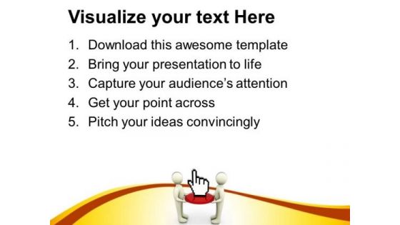 Point Out The Technology PowerPoint Templates Ppt Backgrounds For Slides 0713