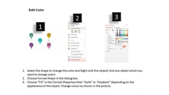 Pointers To Find Locations PowerPoint Templates