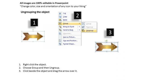 Pointing Arrows PowerPoint Diagrams And Ppt Slide Graphics