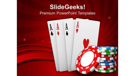 Poker And Playing Cards Game PowerPoint Templates Ppt Backgrounds For Slides 0413