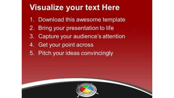 Polygraphic Target Cmyk Success PowerPoint Templates Ppt Backgrounds For Slides 0213