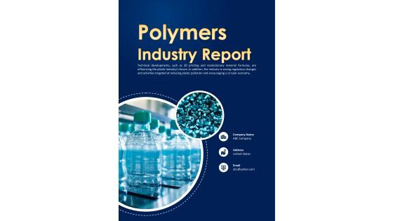 Polymers Industry Report Pdf Word Document