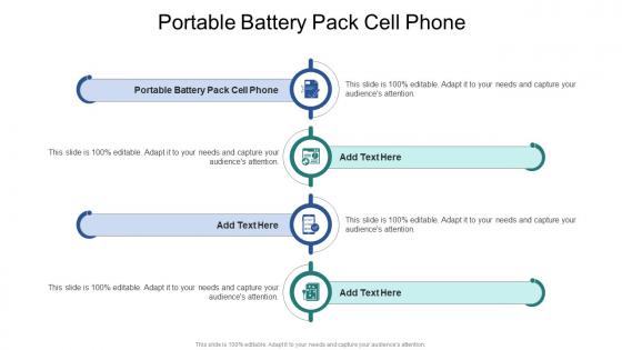 Portable Battery Pack Cell Phone In Powerpoint And Google Slides Cpb