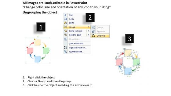Post It Note 4 Stages Business Ppt How To Make Plan PowerPoint Slides