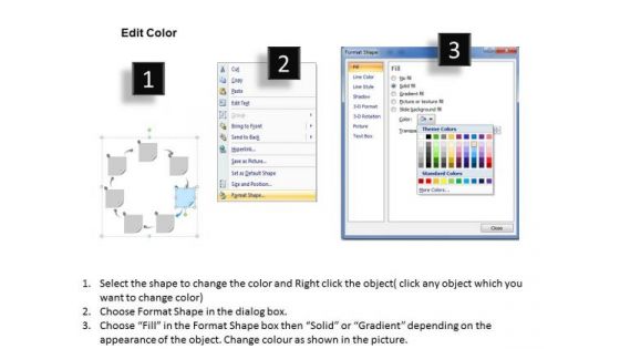 Post It Note 7 Stages Sales Diagram Ppt Business Development Plan Template PowerPoint Templates