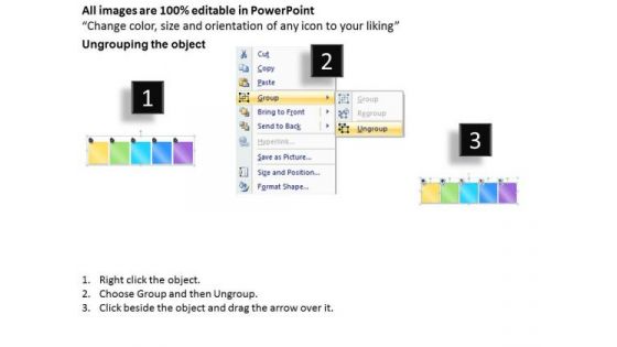 Post It Notes 5 Stages Business Theme Ppt Templates For Plans PowerPoint Slides