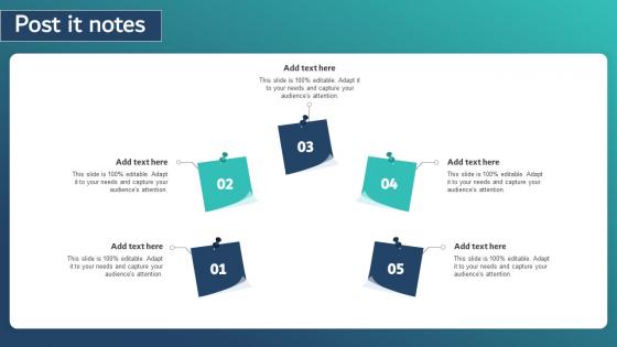 Post It Notes Healthcare Insurance App Capital Raising Pitch Deck Summary Pdf
