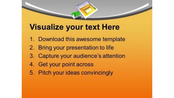 Post Your Ads Online PowerPoint Templates Ppt Backgrounds For Slides 0613
