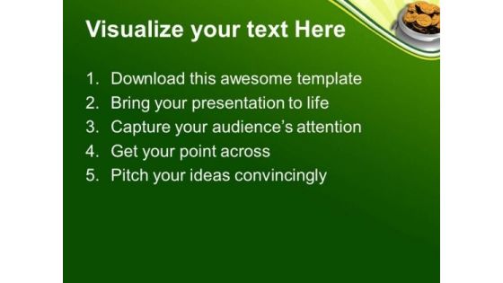 Pot Of Gold Coins Irish Savings PowerPoint Templates Ppt Backgrounds For Slides 0313