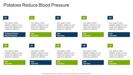 Potatoes Reduce Blood Pressure In Powerpoint And Google Slides Cpb