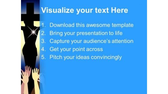 Power Of Jesus Christ Chruch PowerPoint Templates And PowerPoint Themes 0812
