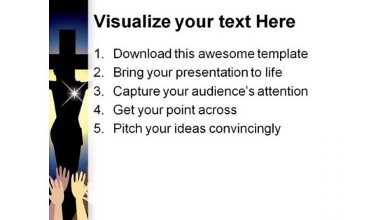Power Of Jesus Christ Religion PowerPoint Themes And PowerPoint Slides 0411
