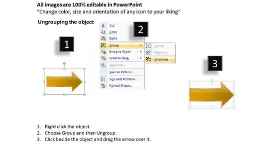 Power Point Arrow 4 Stages Parallel Activities Diagram PowerPoint Slides