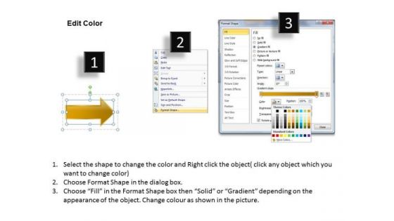 Power Point Arrow 4 Stages Parallel Activities Diagram PowerPoint Slides
