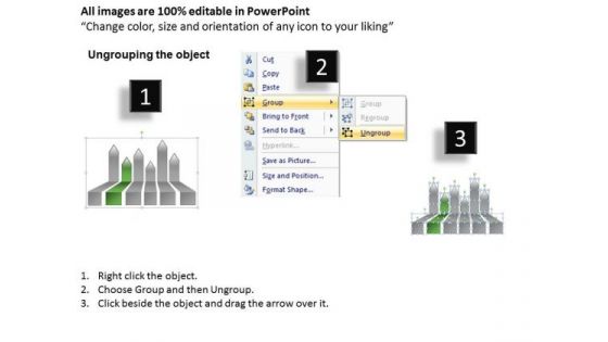 Power Point Arrow The Computational Process PowerPoint Templates Backgrounds For Slides