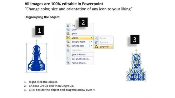 PowerPoint Background Business Strategy Chess Pawn Ppt Presentation
