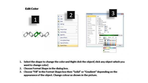 PowerPoint Backgrounds Business Chains Process Ppt Design Slides