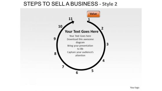 PowerPoint Backgrounds Business Corporate Steps To Sell A Business Ppt Templates
