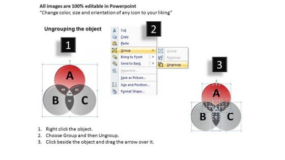 PowerPoint Backgrounds Business Strategy Venn Diagram Ppt Templates