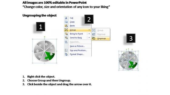 PowerPoint Backgrounds Chart Circle Chart Ppt Slide