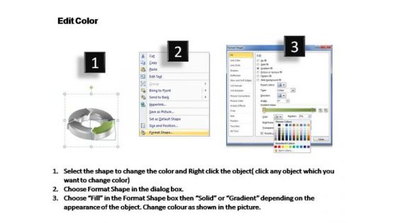 PowerPoint Backgrounds Chart Circular Arrows Ppt Design