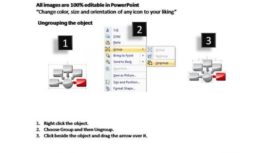 PowerPoint Backgrounds Chart Five New Concepts Ppt Slide
