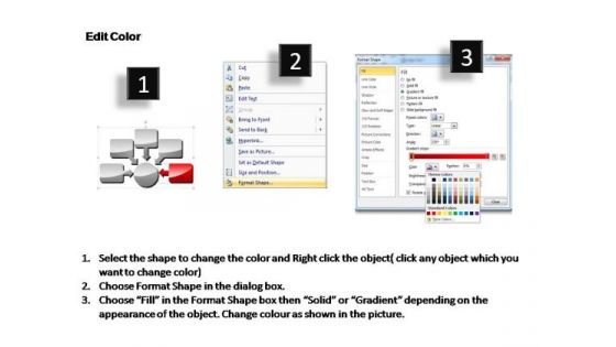 PowerPoint Backgrounds Chart Five New Concepts Ppt Slide
