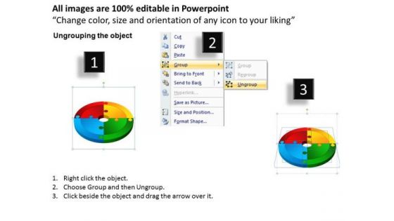 PowerPoint Backgrounds Circle Puzzle Process Ppt Slides