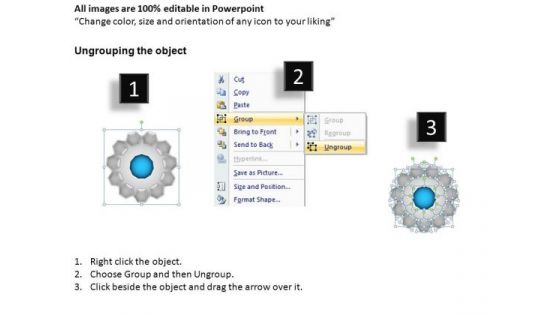 PowerPoint Backgrounds Circular Flow Diagram Ppt Backgrounds