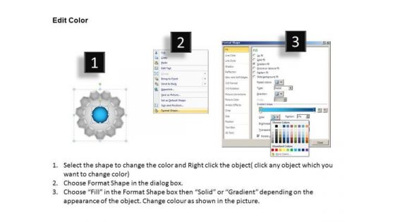 PowerPoint Backgrounds Circular Flow Diagram Ppt Backgrounds