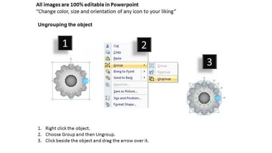 PowerPoint Backgrounds Circular Flow Diagram Ppt Slides