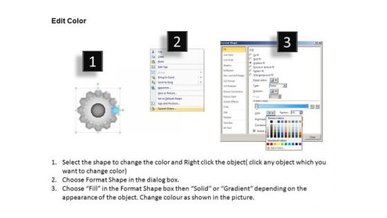 PowerPoint Backgrounds Circular Flow Diagram Ppt Slides