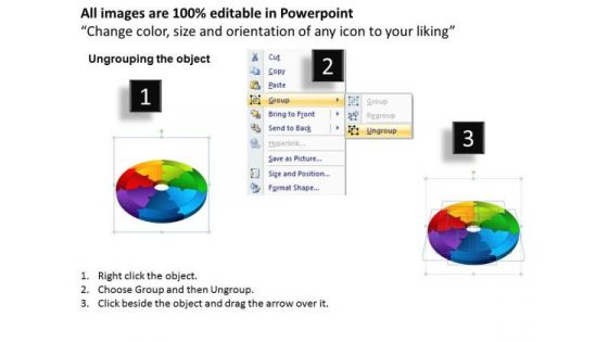 PowerPoint Backgrounds Circular Process Chart Ppt Backgrounds