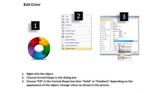 PowerPoint Backgrounds Circular Puzzle Metaphor Ppt Designs