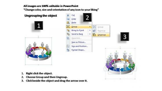 PowerPoint Backgrounds Company Circular Ppt Design Slides