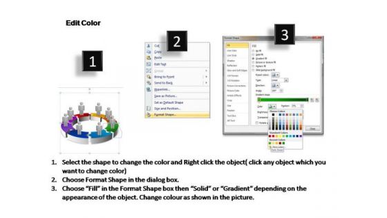 PowerPoint Backgrounds Company Circular Ppt Design Slides