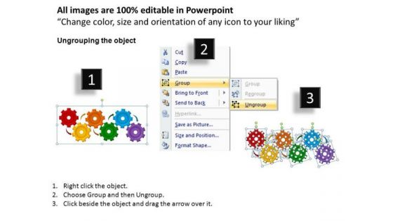 PowerPoint Backgrounds Company Gears Process Ppt Themes