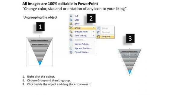 PowerPoint Backgrounds Company Pyramid Process Ppt Slide