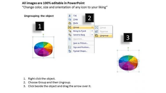 PowerPoint Backgrounds Cycle Process Leadership Ppt Template