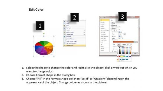 PowerPoint Backgrounds Cycle Teamwork Ppt Design