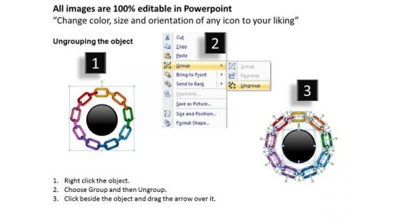 PowerPoint Backgrounds Diagram Circular Chain Ppt Slidelayout