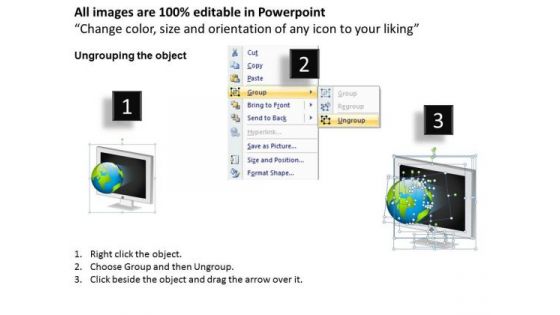 PowerPoint Backgrounds Diagram Globes Country Ppt Slide