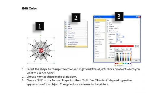 PowerPoint Backgrounds Diagram Goals And Targets Ppt Slide