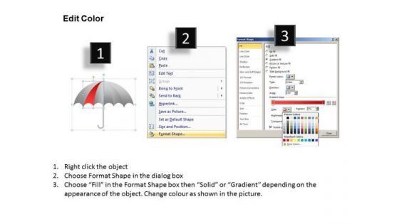 PowerPoint Backgrounds Diagram Umbrella Chart Ppt Layout