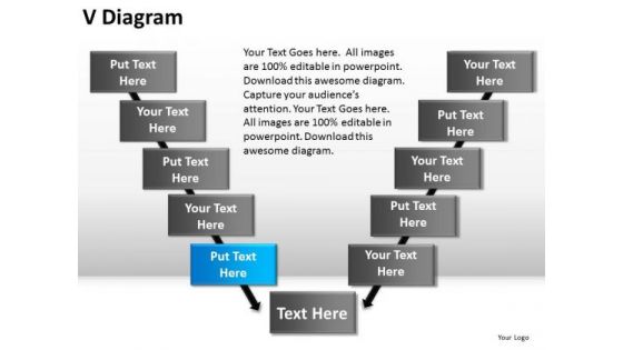 PowerPoint Backgrounds Diagram V Diagram Ppt Theme