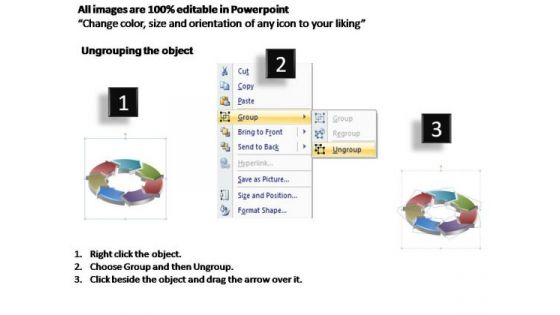 PowerPoint Backgrounds Download Circular Arrows Ppt Slide