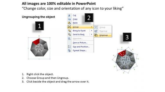PowerPoint Backgrounds Download Circular Quadrant Ppt Template