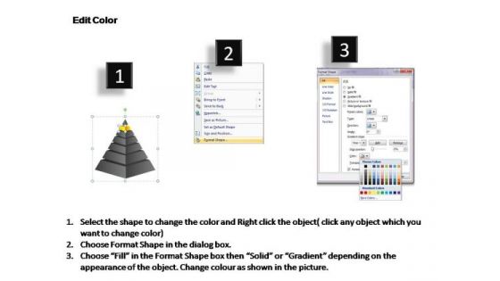 PowerPoint Backgrounds Download Cone Diagram Ppt Design