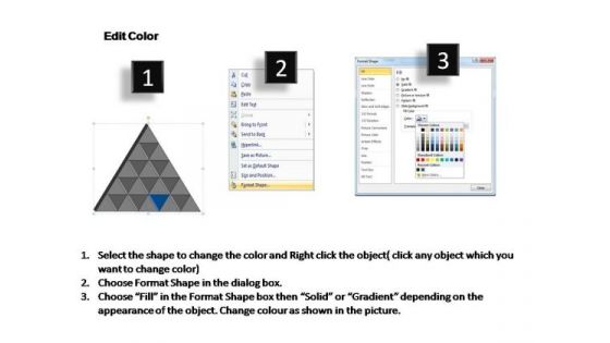 PowerPoint Backgrounds Download Triangle Process Ppt Backgrounds