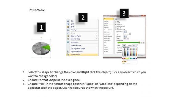 PowerPoint Backgrounds Editable Circular Ppt Process